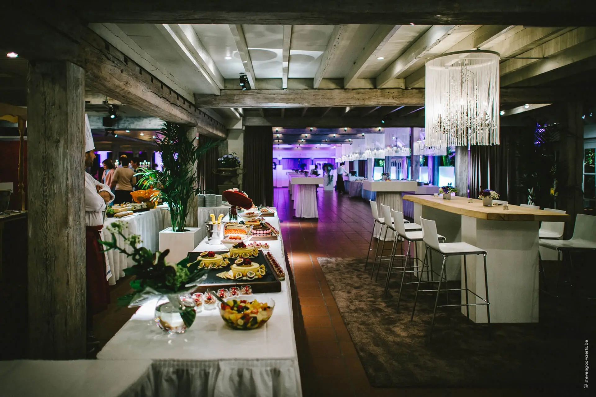 Taartenbuffet tijdens event bij Alta Ripa in Oud-Turnhout