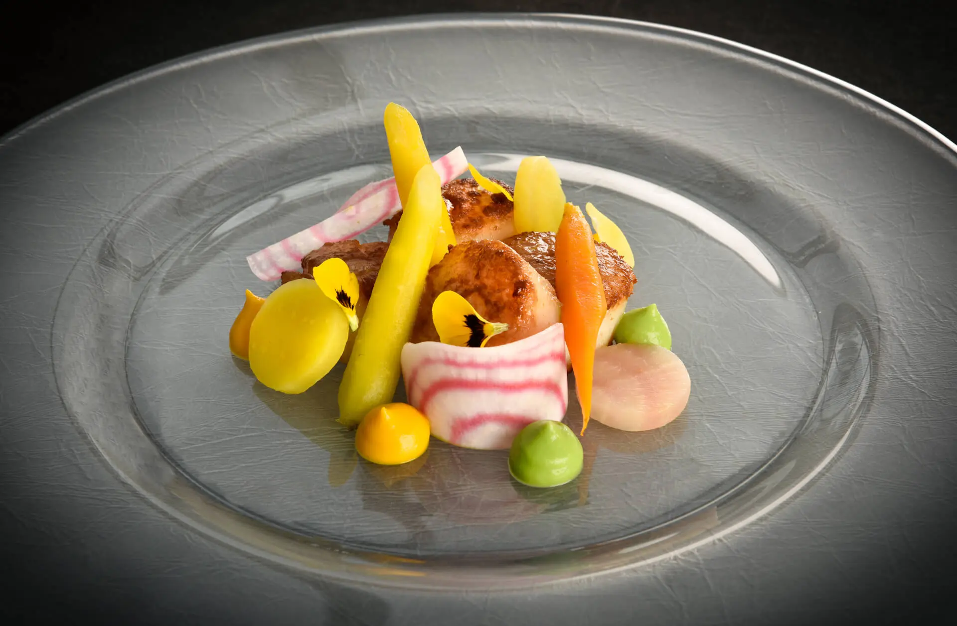 Voorgerecht aan tafel