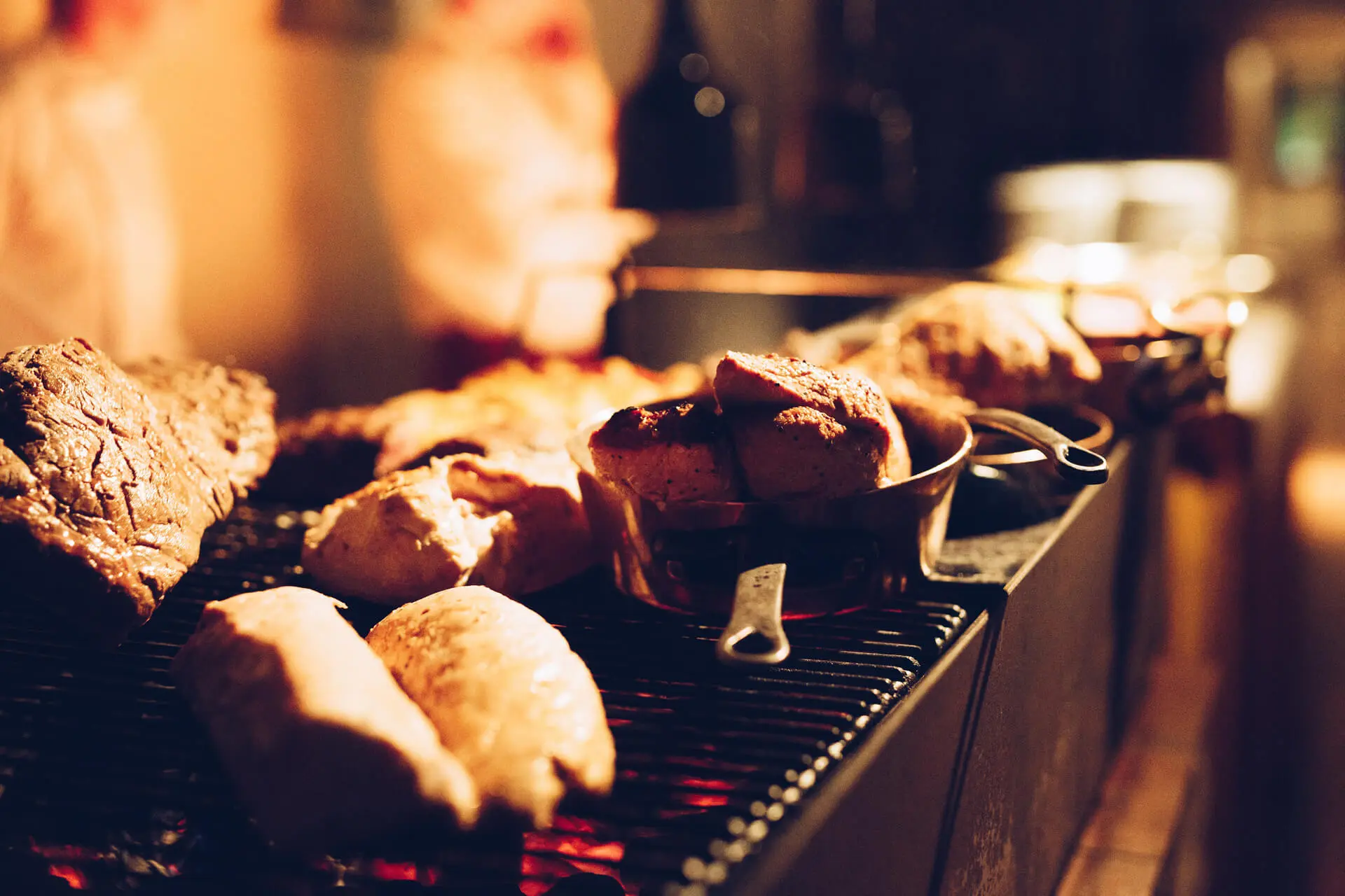 Vlees op de grill