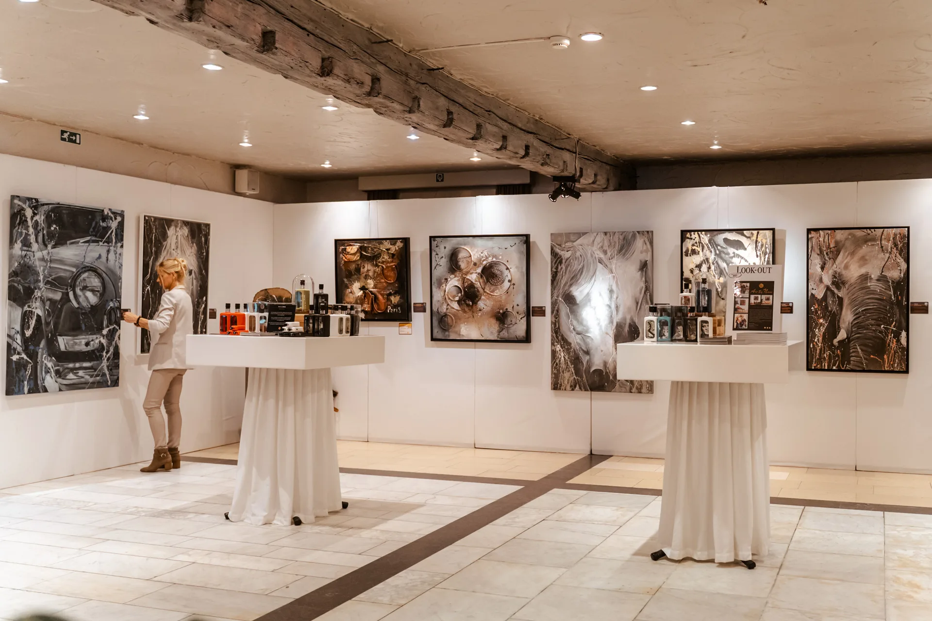 Tentoonstelling kunst
